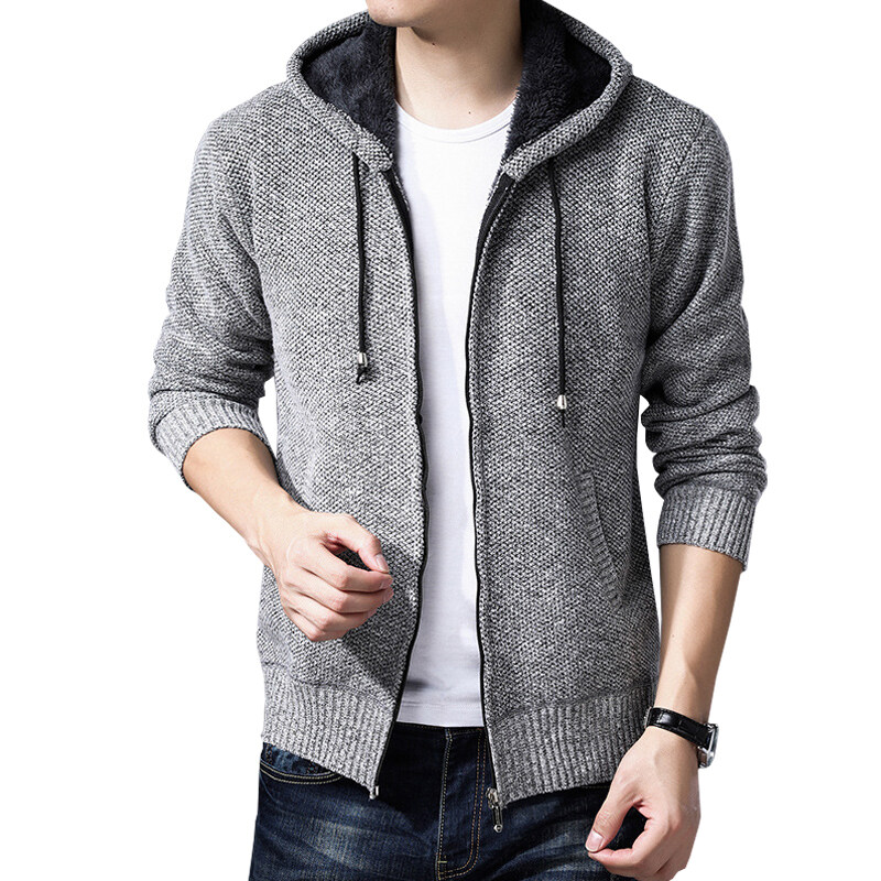 mens cardigan hoodie