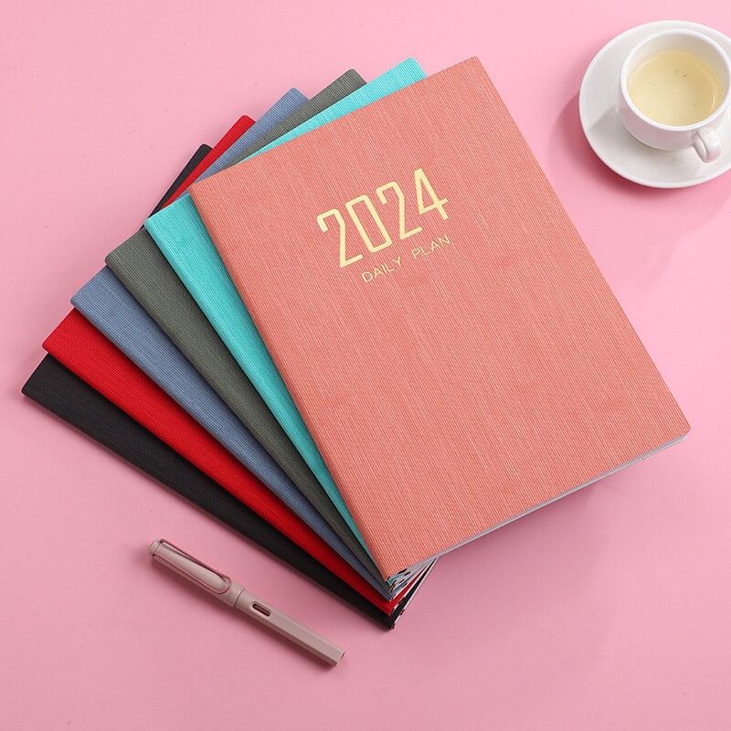 2024 Chương Trình Tổ Chức Hàng Ngày Tuần Kế Hoạch A4 Máy Tính Xách Tay 365 Ngày Notepad Nhật Ký kế hoạch hàng tháng Văn Phòng Trường Tạp Chí