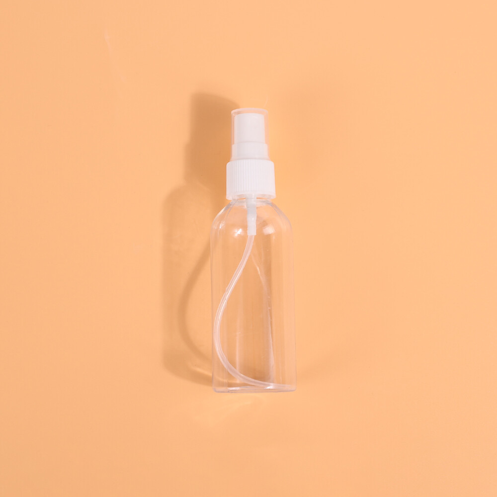Transparent Empty Spray Bottles 10ml 20ml 30ml 50ml 100ml 200ml Etc Plastic Mini Refillable Container