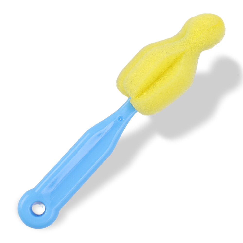 Pacifier Sponge Cleaning Brush Long Handle Feeding Bottle Thermos Decontamination Washing Brush