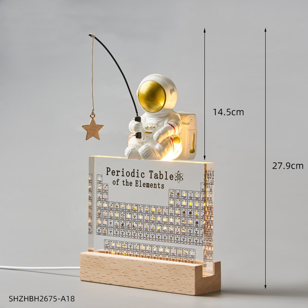 Ornament The With Base Light Samples Real Element Elements Acrylic Table Periodic