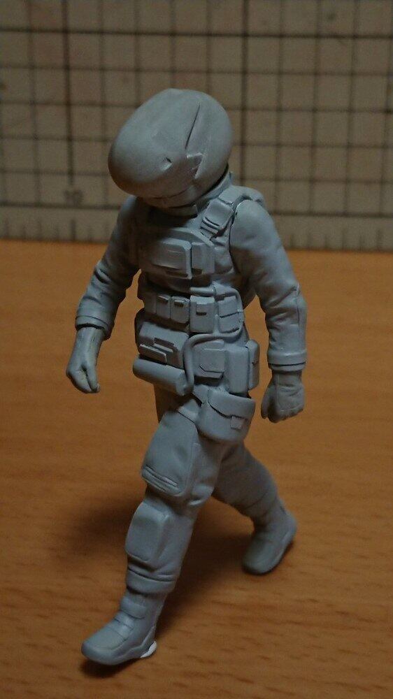 1/20 Unassembled Japanese Lieutenant Hanna Figure Model Unpainted Garage Kits GK 