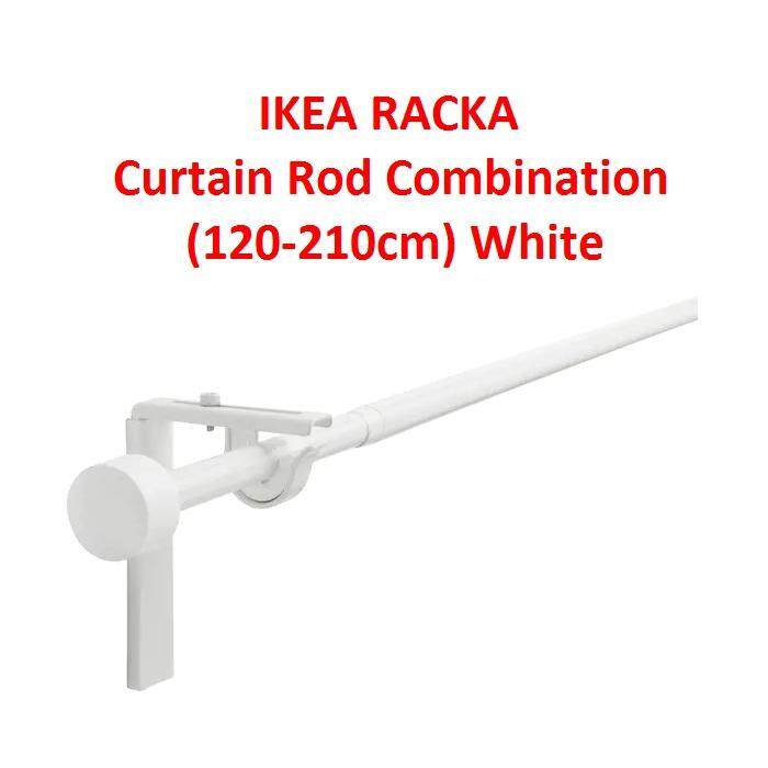 Ikea Racka Curtain Rod Combination White Curtain Rods 120 210cm