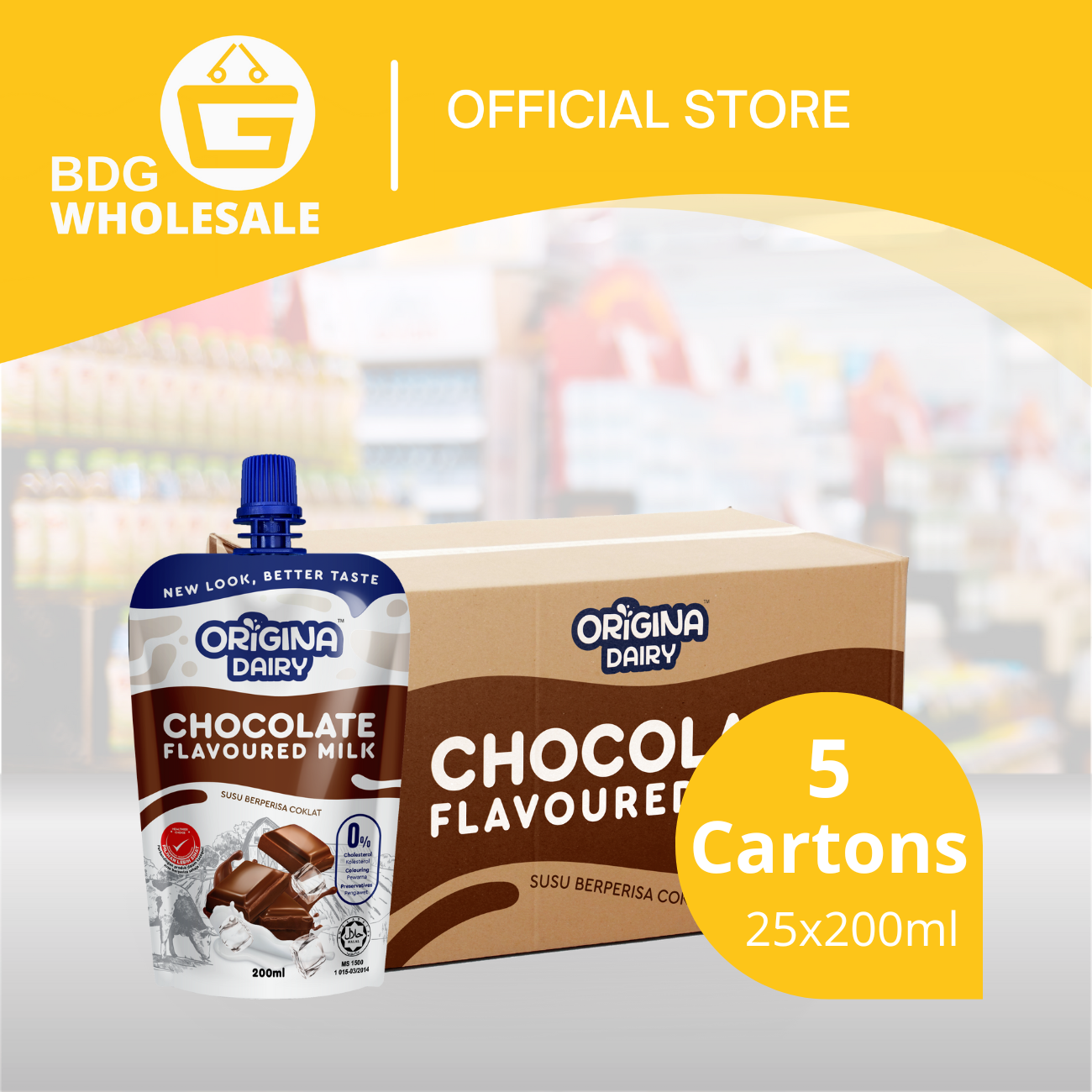 Origina Dairy Chocolate Milk 25 x 200ml Lazada