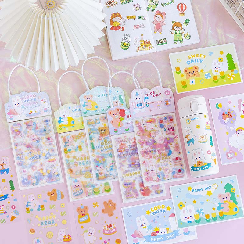 Cute Decoration Stickers Tote Bag Account Sticker Diary DIY Sticker