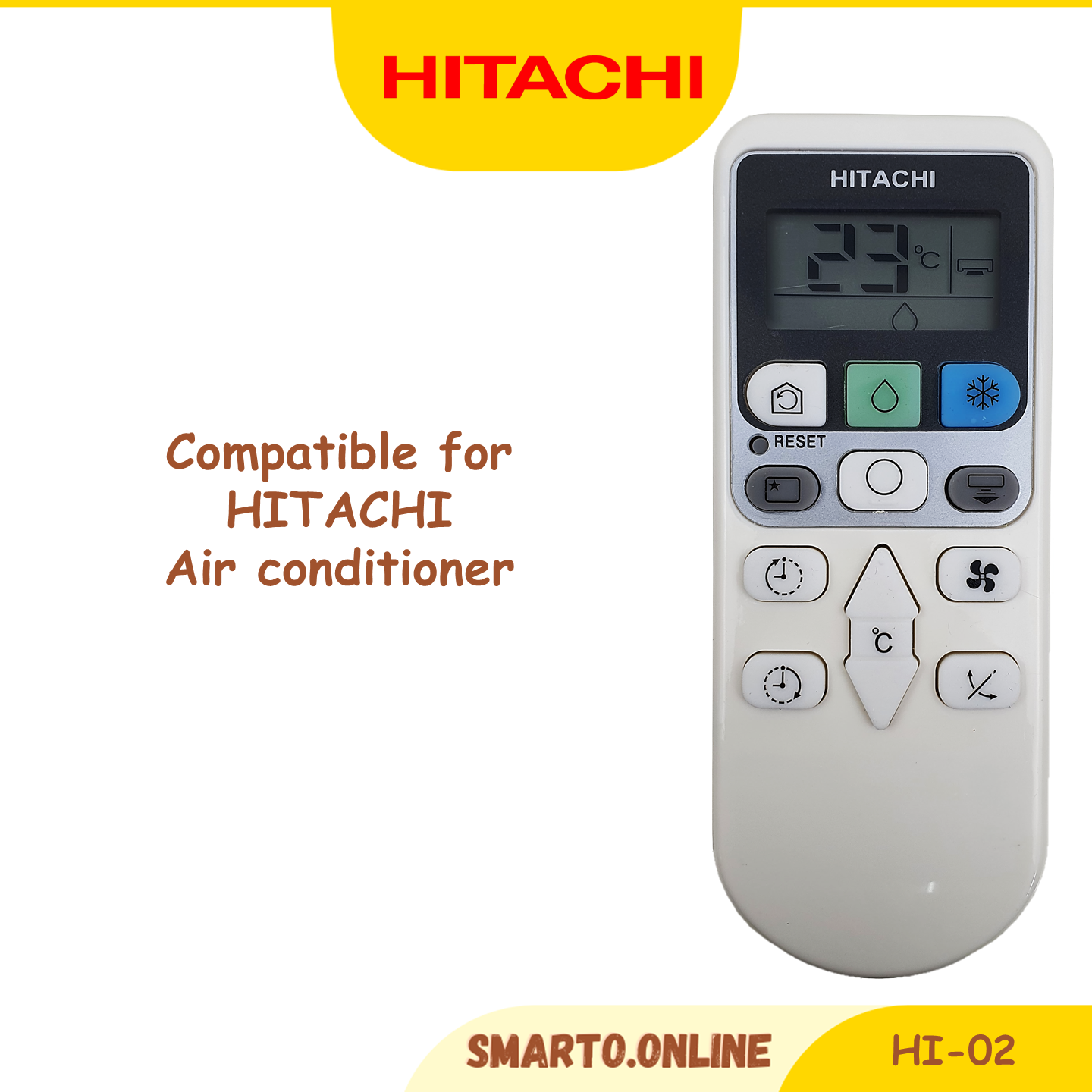 Hitachi Aircond Air Conditioner Remote Control HI02 Lazada