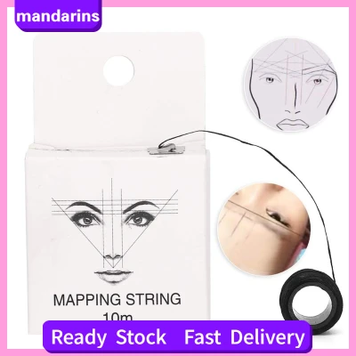 mandarins-10m Pre Inked Mapping String Microblading Eyebrow Marker Thread Line Tool