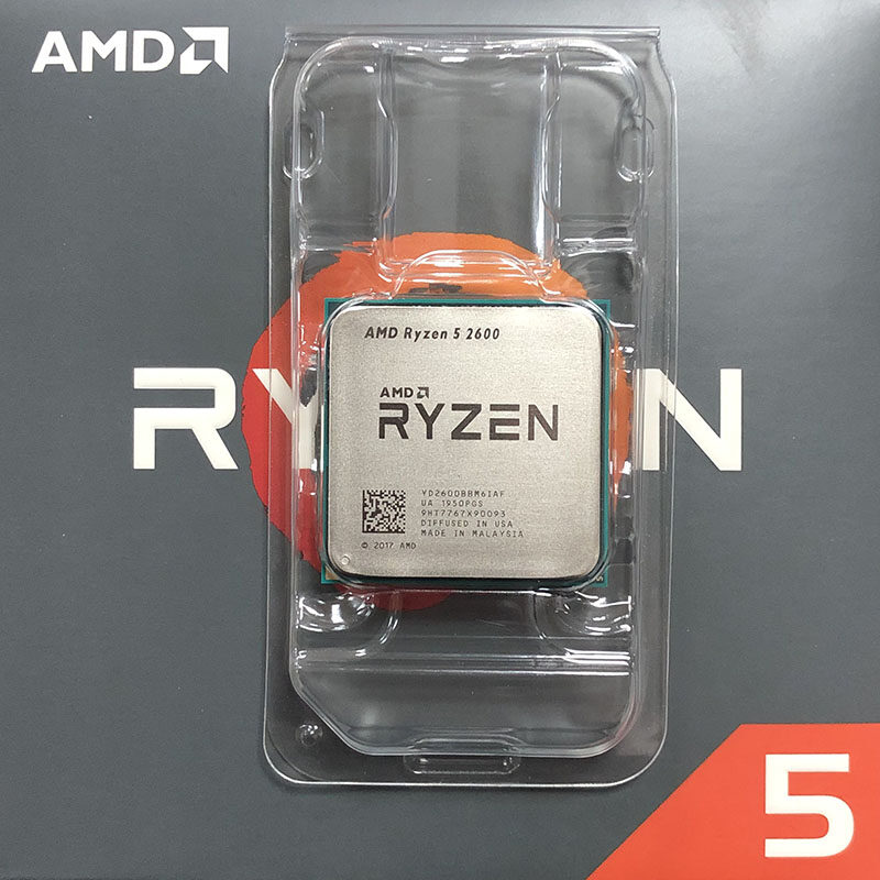 AMD Ryzen 5 2600 3.4GHz-3.9GHz 6 Core 19MB Cache AM4 ...