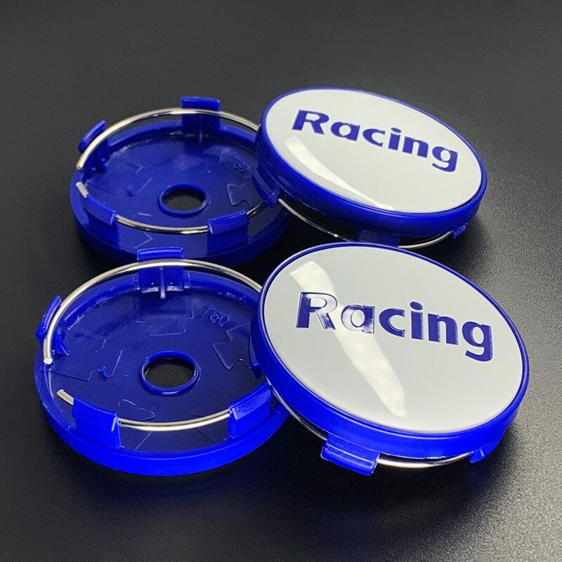 ZEWAN NEW (4PCS) 60mm Car Sport Rim Hub Cap Racing Wheel Cap For Enkei ...