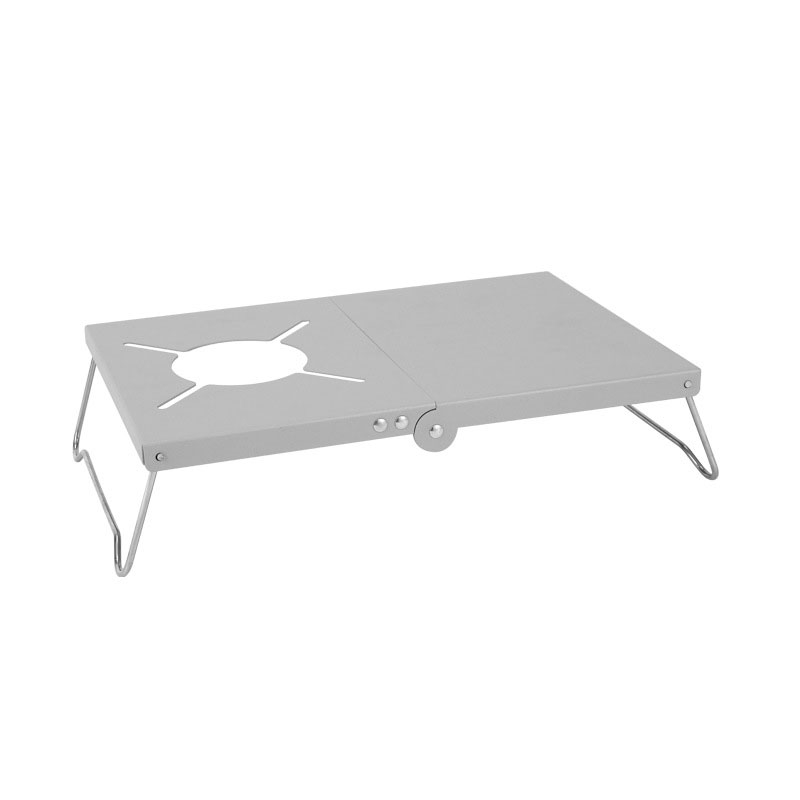 KOETSU 🏕️ Outdoor folding table, camping spider stove portable table, stainless steel camping barbecue table, mini aluminum alloy beach table