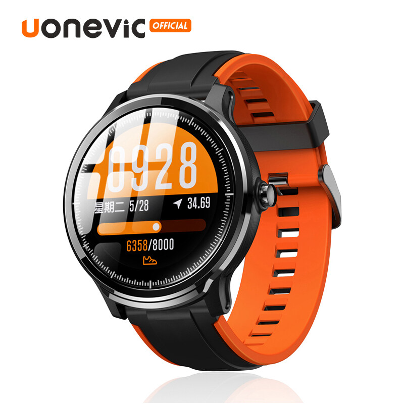 Đồng hồ thông minh Uonevic SN80 với màn hình tròn 1.3 inch HD chống nước IP68 Smartwatch dùng Đông hồ thông minh cho Android IOS, giá tốt