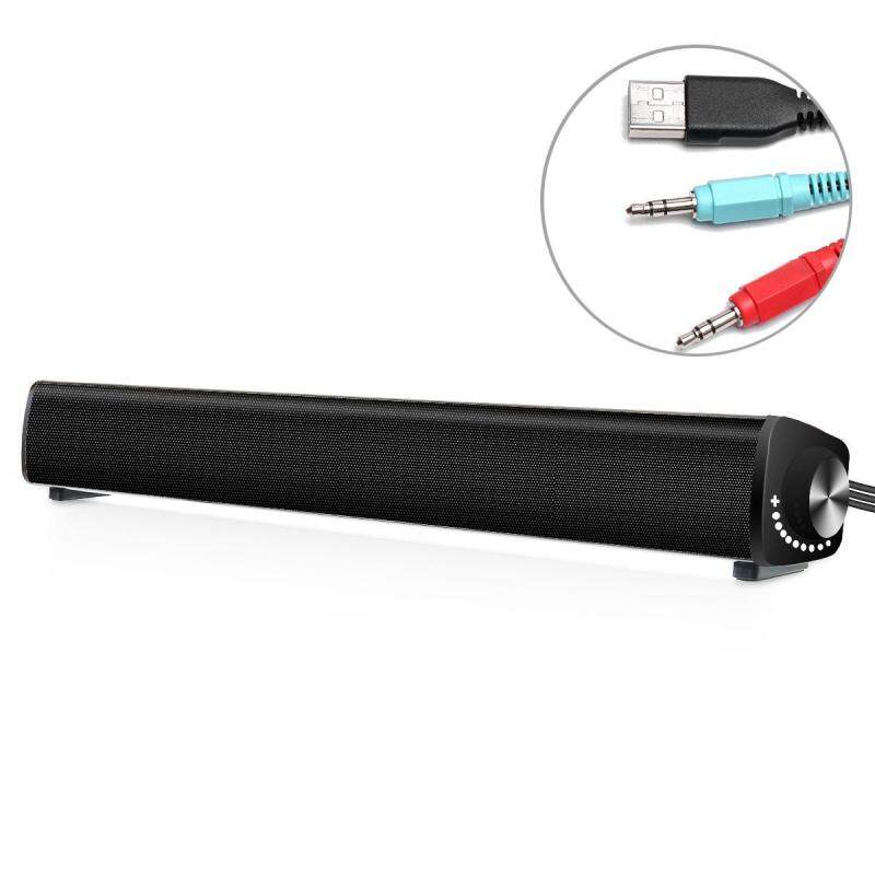 niceEshop Computer Speakers,Stereo USB Powered Mini Wired Computer Soundbar Speaker for PC Singapore