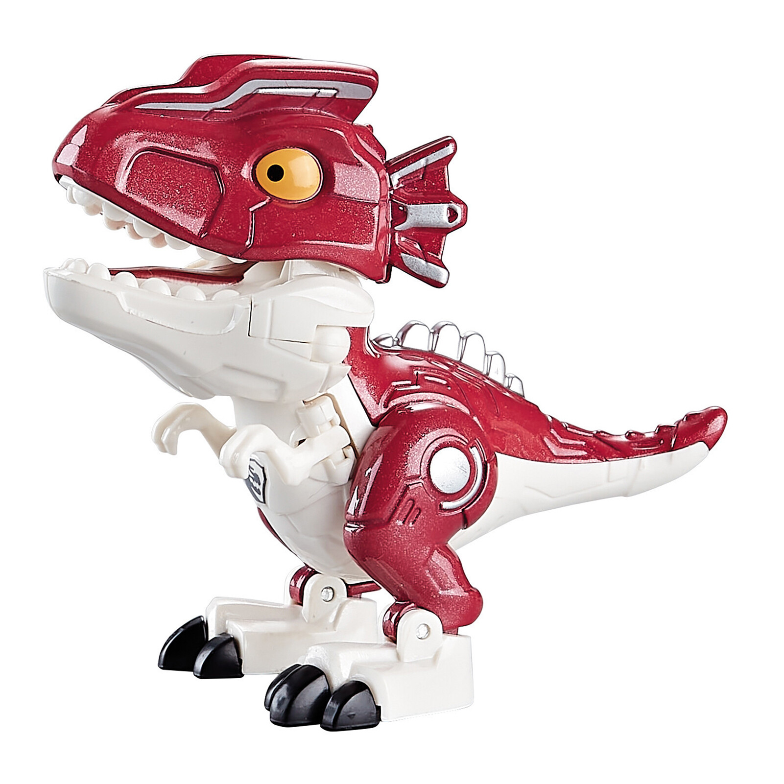 Microgood Dinosaur Deformed Robot Movable Limb Tyrannosaurus Rex Dilophosaurus Velociraptor Action Figures Ornament Alloy Boys Girls Dinosaur Robot Deformation Toy Birthday Gift