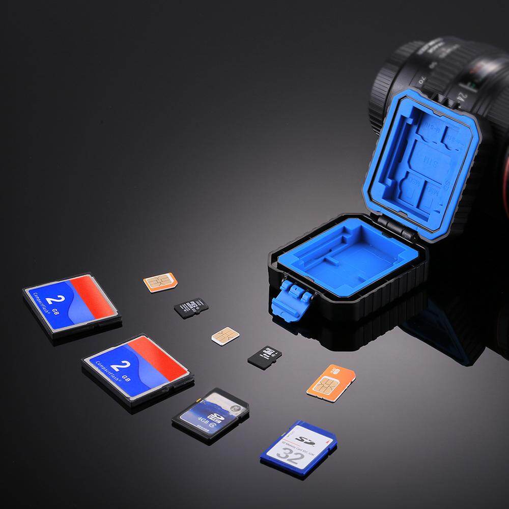 PULUZ  Waterproof Memory Card Reader Storage Box  for USB SD CF TF Reader SIM Cards Protector Case Holder for Tablet Computer Notebook & Android Smartphones PU5002