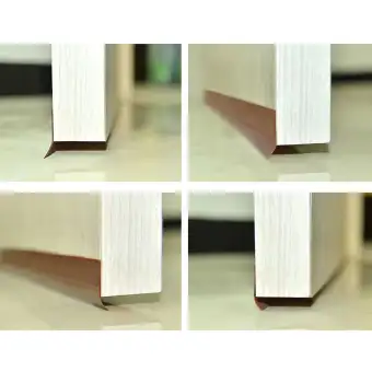 16ft 35mm Door Draft Stopper Sweep Silicone Adhesive Seal Strip