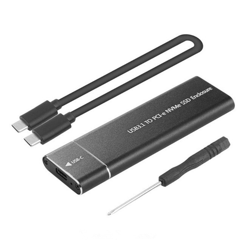 M.2 NVME Mobile Hard Disk Box Case USB3.1 HDD Enclosure Laptop Accessories