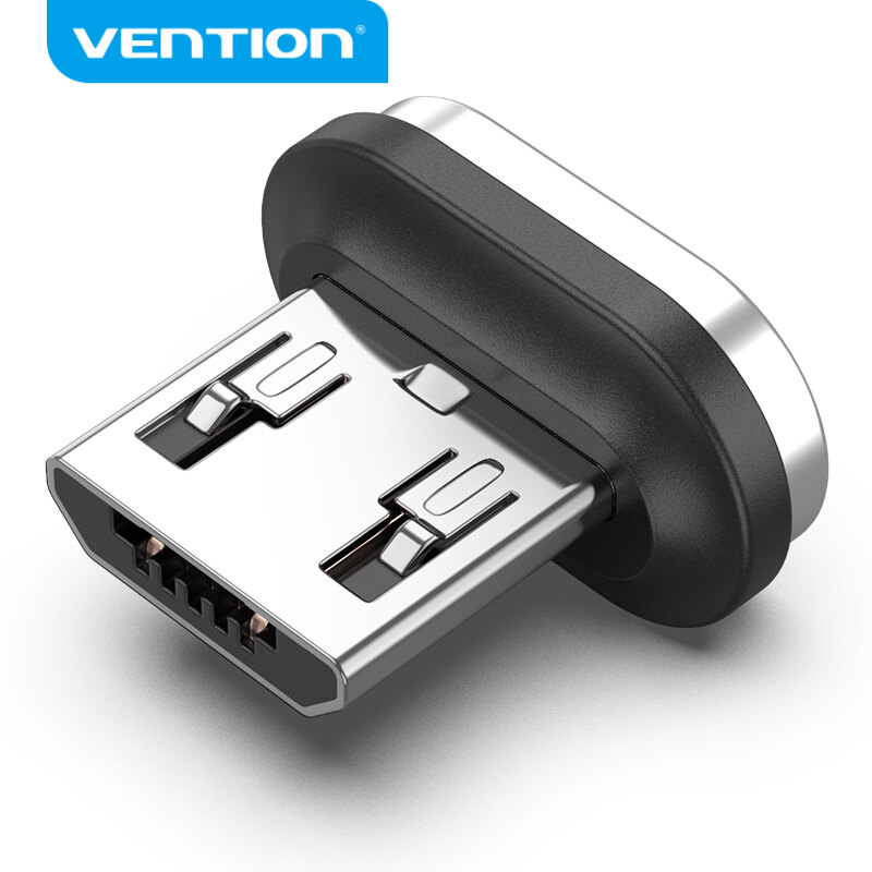 Vention Magnetic Cable USB 2.0 A Male to OPEN 3A Magnetic Cable Nylon Braided Charging Cable Micro B 2A Magnetc Connector 1M for Android Phone OPPO 3A Magnetic Cable