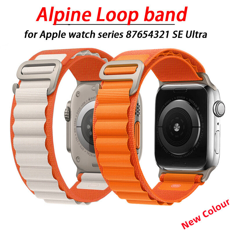 Dây Đeo Vòng Alpine Màu Mới Cho Apple Watch Ultra 49Mm 44Mm 40Mm 45Mm 41Mm