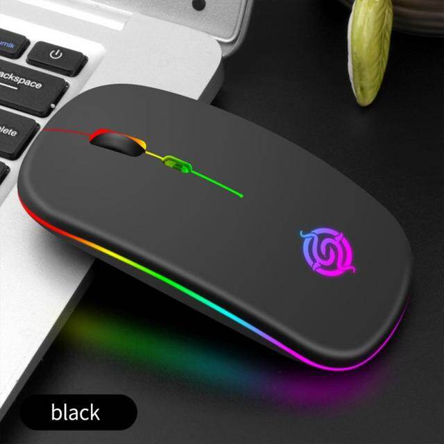New Wireless Mouse Rgb Rechargeable Mouse Wireless Computer Silent Mause Led Backlit Ergonomic Gaming Mouse For Lap Pc
