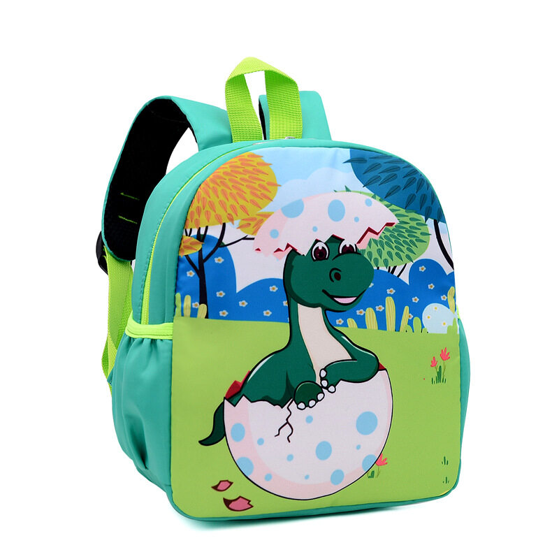 QFDI Children's Backpack Cartoon Dinosaur Unicorn Zoo Series Baby Kindergarten School Bag Boys and Girls