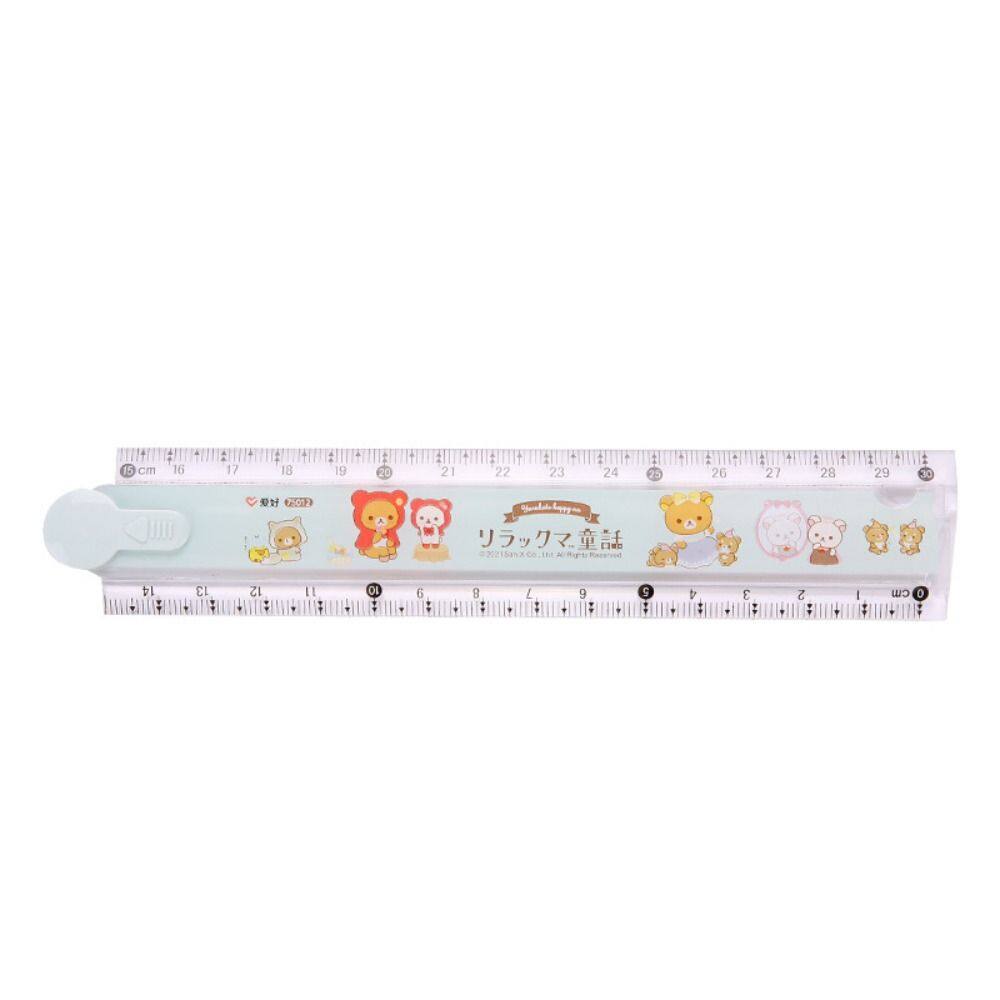 MMLUCK Cartoon Creative Student Stationery Multi-function Designer Artist Drawing Tools Folding Straight Ruler Measuring Tools Drawing Ruler Measuring Ruler