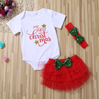 my first christmas baby clothes