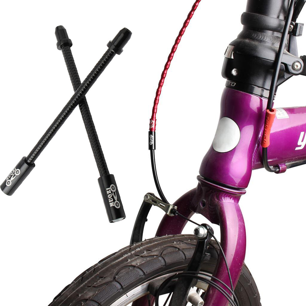 New Bicycle Bike Stainless Steel Flexible V-brake Cable Noodle Guide