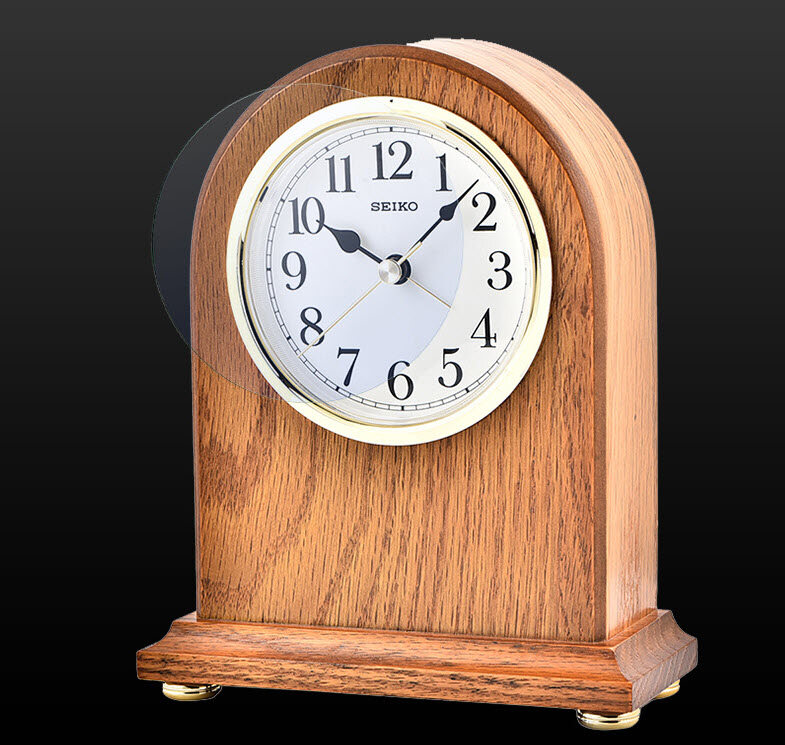 Seiko Qxe031b Wooden Mantel Alarm Clock Instructions Seiko Clocks