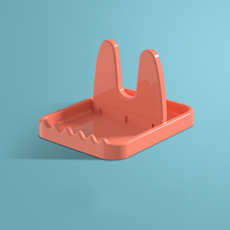 Polocat Household Vertical Foldable Lid Rack PP Desktop Multi-function Kitchen Rack Soup Spoon Spatula Storage Rack