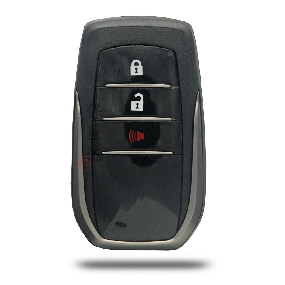 Baojiangdd card car key shell fob for toyota hilux car key remote shell with toy40 blade hilux car key shell