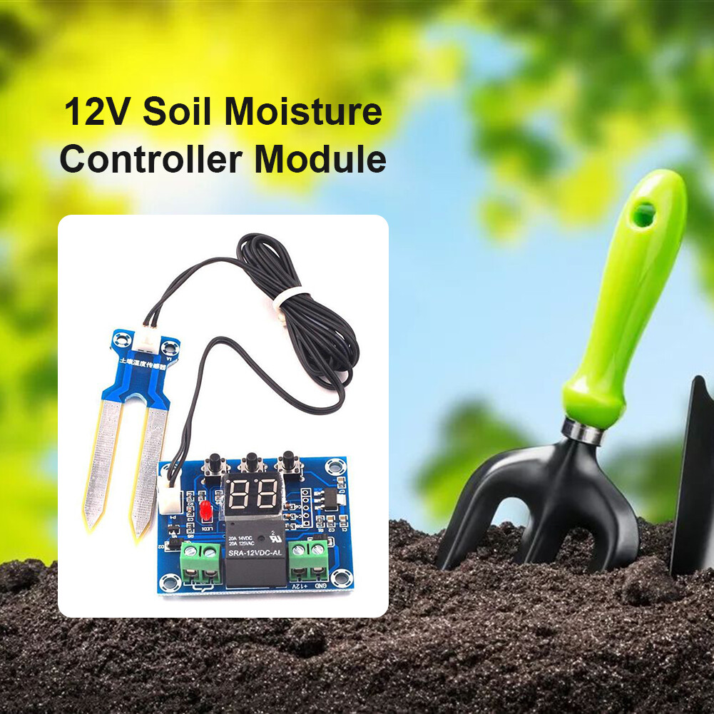 XH-M214 12V Digital Soil Humidity Sensor Controller Professional Irrigation Automatic Water