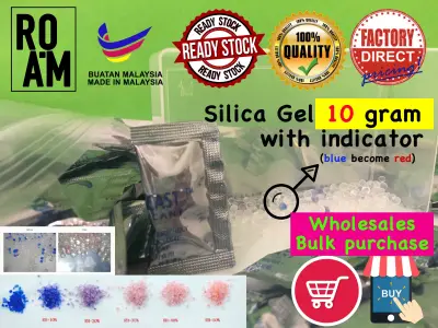 [READY STOCK] 50 pack Silica Gel 干燥剂 Desiccant 10 gram per pack for Medicine, Electronics, Food, Cosmetics use