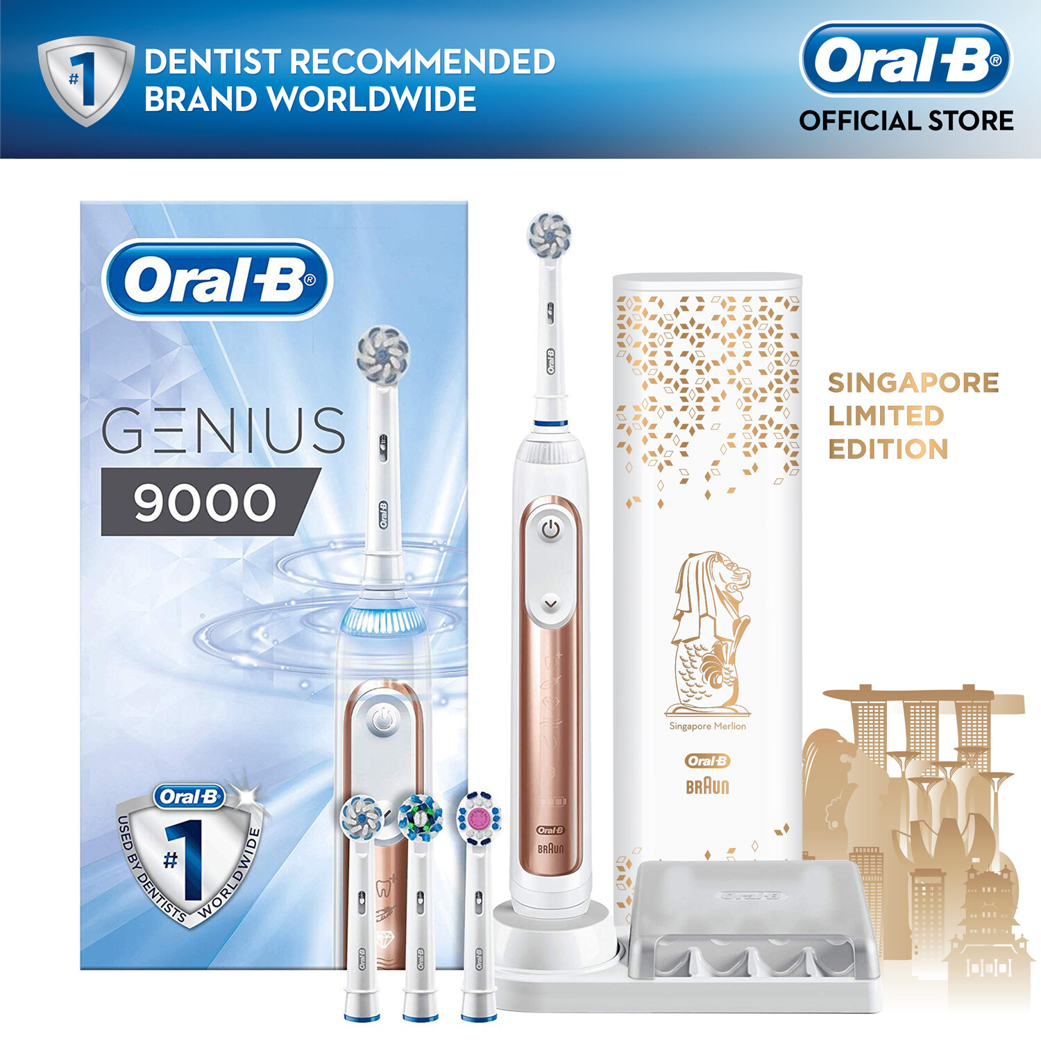 oral b genius 9000 rose