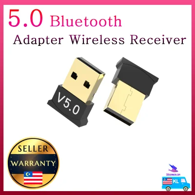 CAP7✅ 5.0 Bluetooth Adapter Wireless USB Receiver Dongle for Computer PC Laptop Tablet Wireless USB Bluetooth Transmitter Music Receiver Bluetooth Adapter Bluetooth Receiver