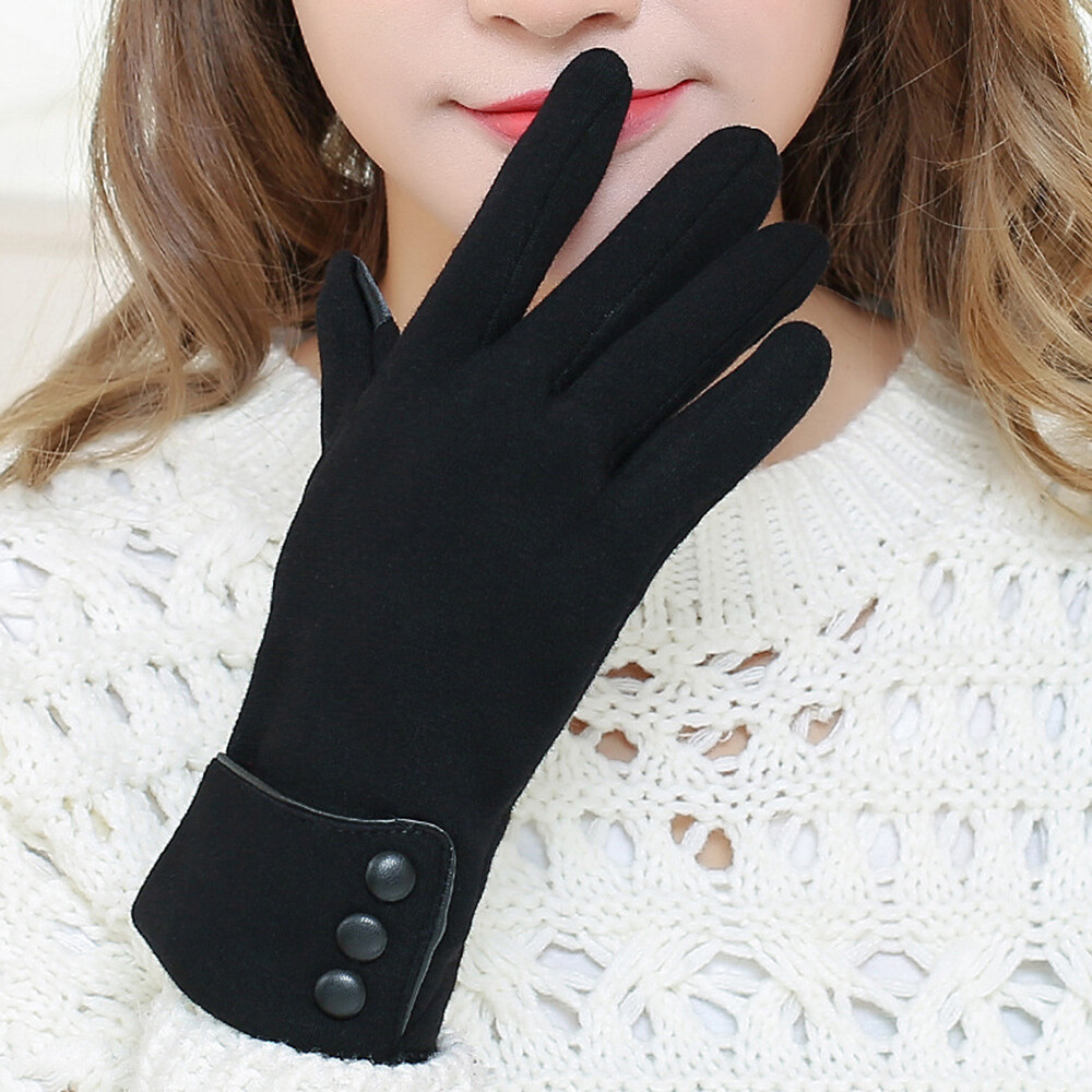 Fang Fang Warm Gloves Ladies Winter Outdoor Sports Touch Screen Windproof Gloves