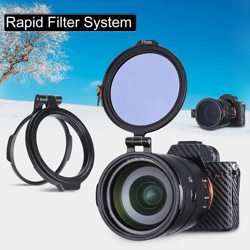 ND Quick Release Switch Bracket Lens Filter for DSLR Camera Photography Lens Bracket