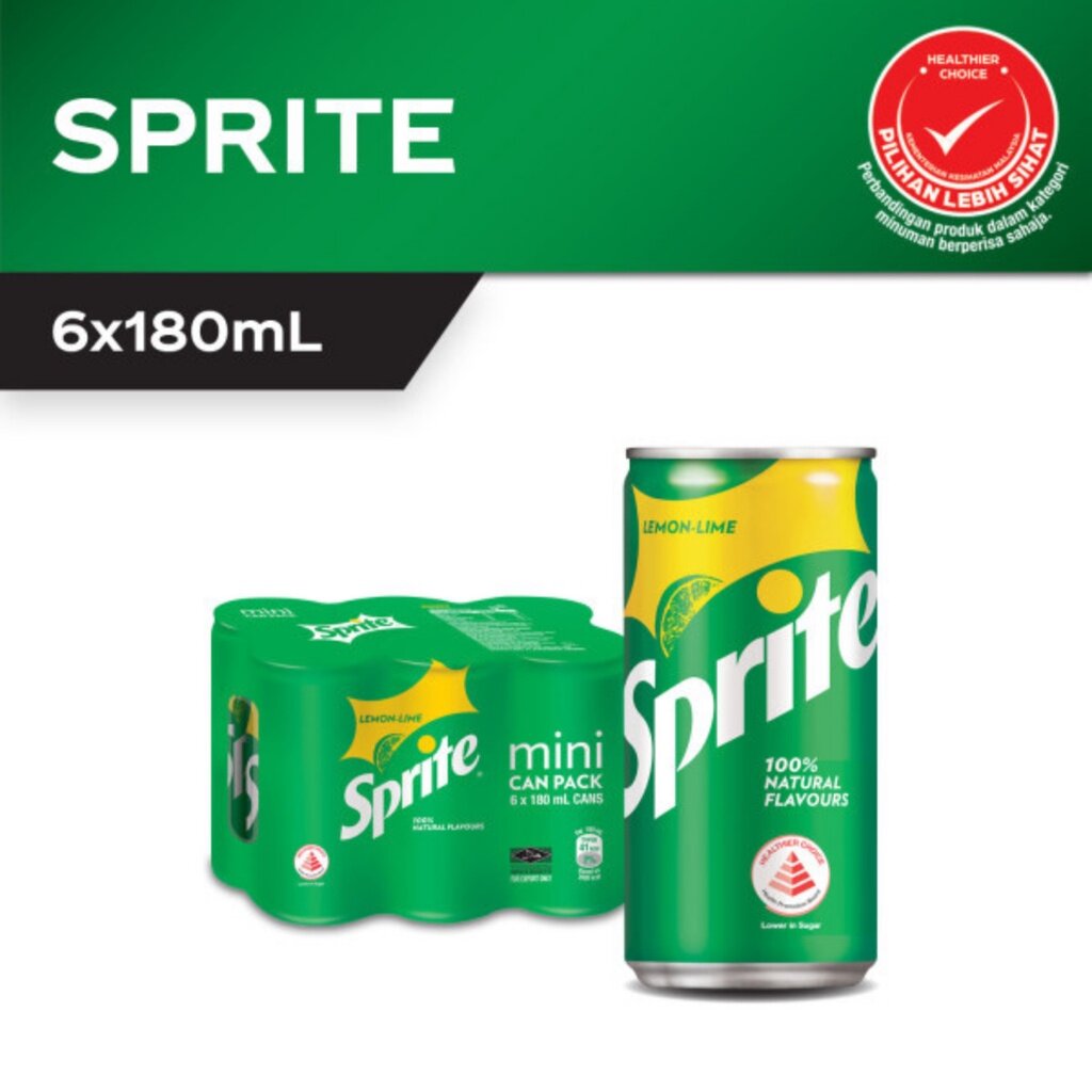 6x【sprite Mini 180ml】limited Edition Mini Cans Sprite#classic#best Soft 