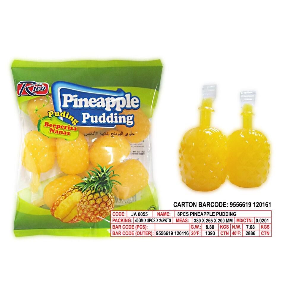 Rico Pudding Sumi Jelly Pineaaple 24 Pcs Lazada