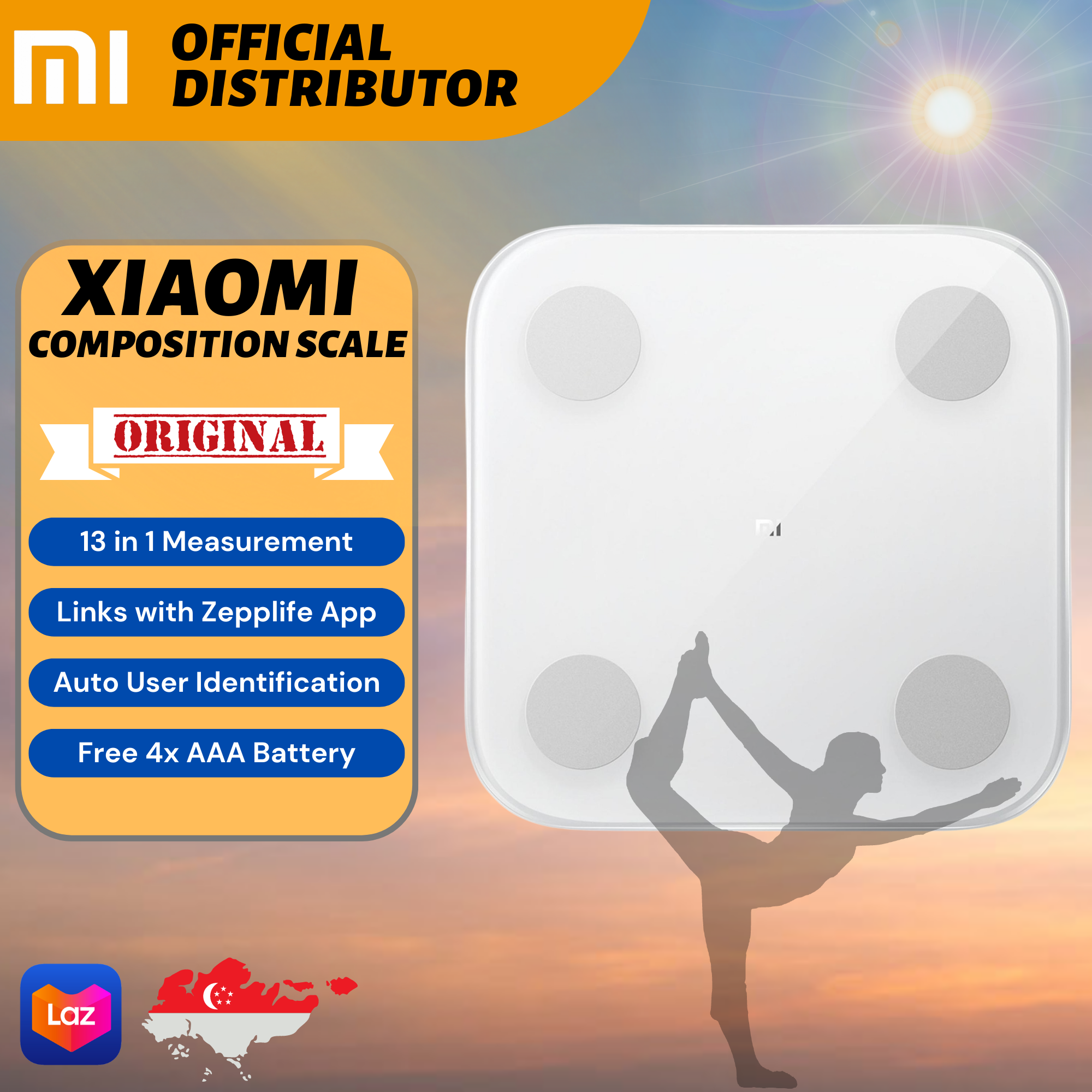 Mi Body Fat Scale G-shaped sensor high-precision BIA chip 13