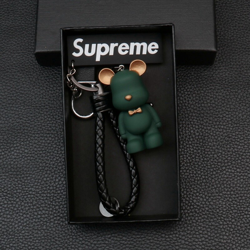 Cartoon bear doll keychain pendant multi-color optional