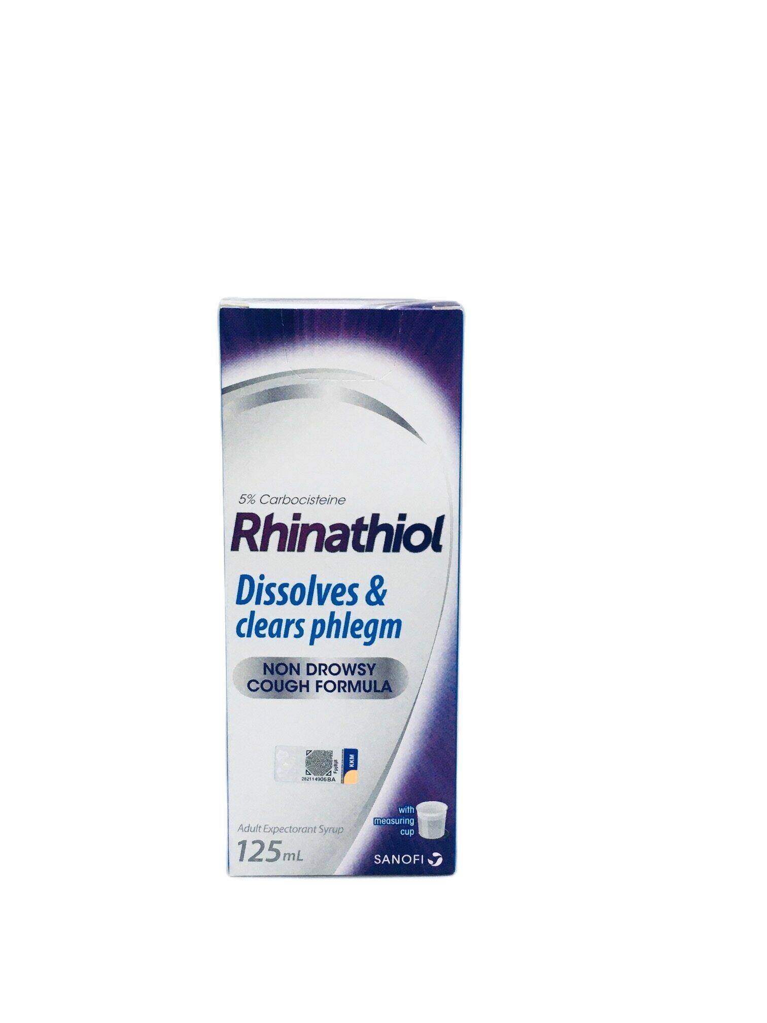 Rhinathiol Cough Syrup Non Drowsy 125ml Lazada