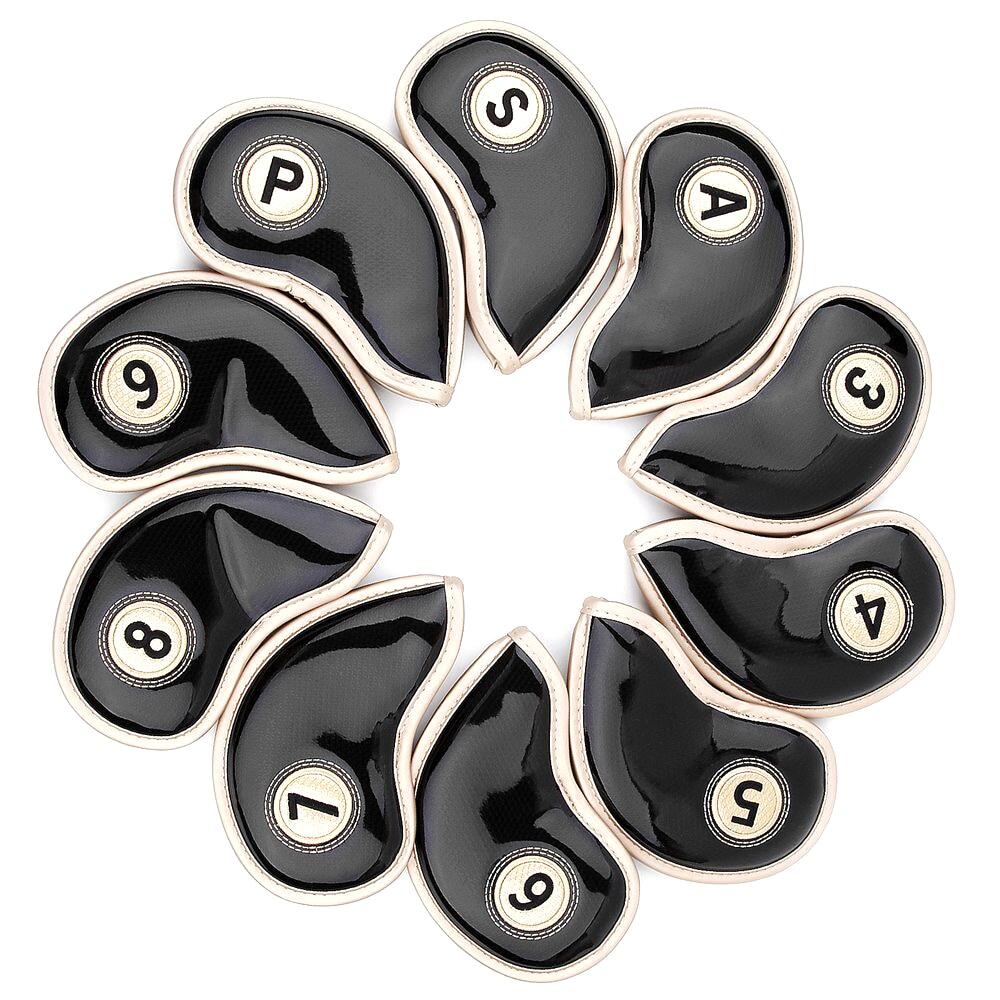 Golf Club Iron Cover Headcover Golf Iron Head Covers Golf Club Iron Headovers Wedges Covers 10pcs/set