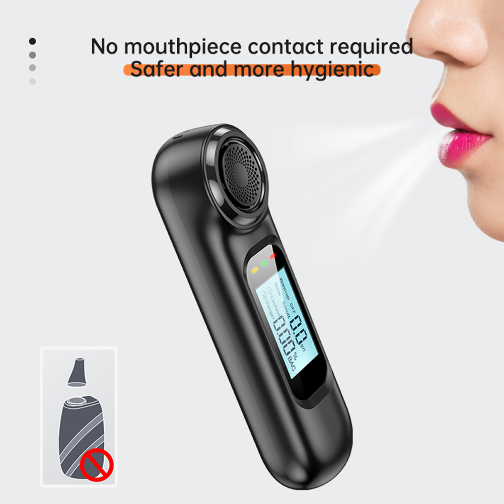 Professional Digital Breath Tester Non-contact Portable Alcohol Detector