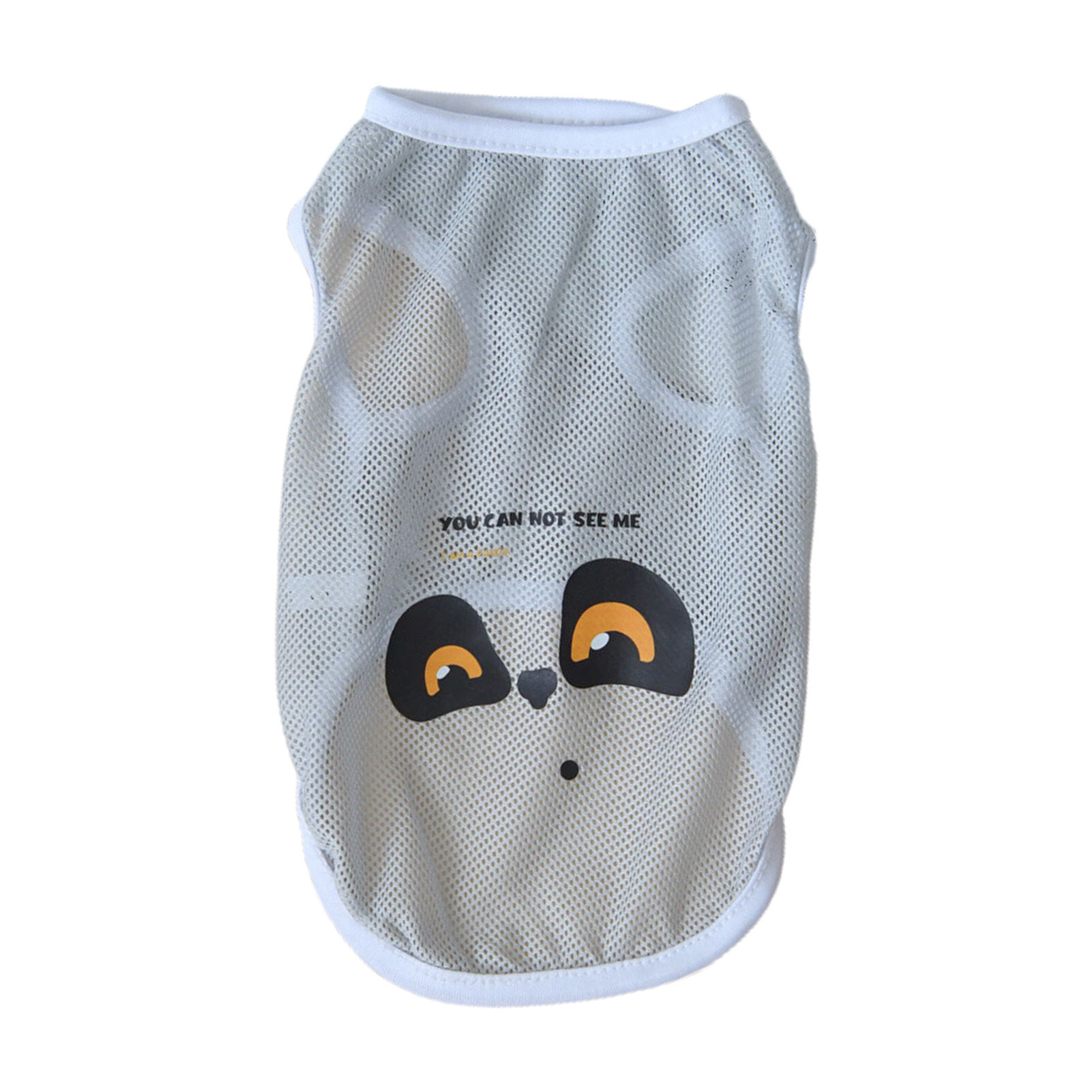 Cute and Trendy Pet Tank Tops for Dogs Lightweight Pet Vest for Hot Weather and Breathable Pet Vest for Cats and Dogs Cool Mesh Summer T-shirt with Cartoon Print Ideal
