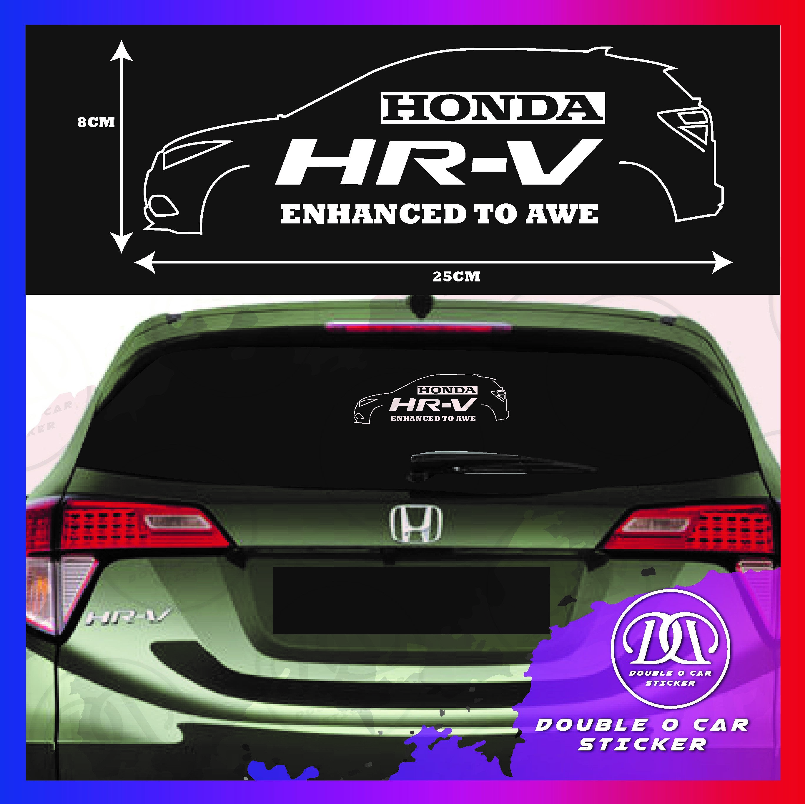 Ready Stock Honda Hr V Line Symbol Sharpe High Grade Sticker Ki Lazada