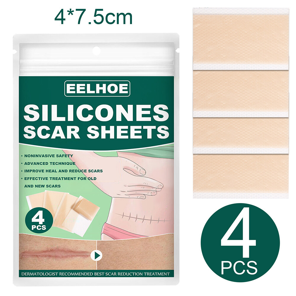 Silicone Gel Scar Strips Patch Silicone Scar Sheets Plaster Burn