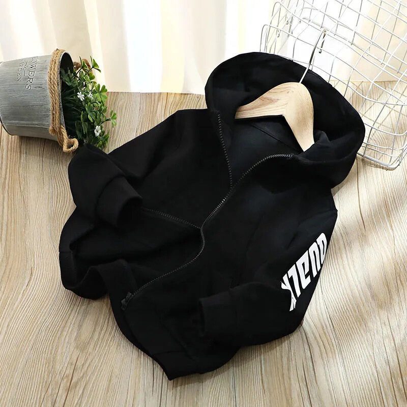YA ZHOU LONG Children's sports jacket boys cardigan hoodless sweater spring Chinese style casual boys' jacket