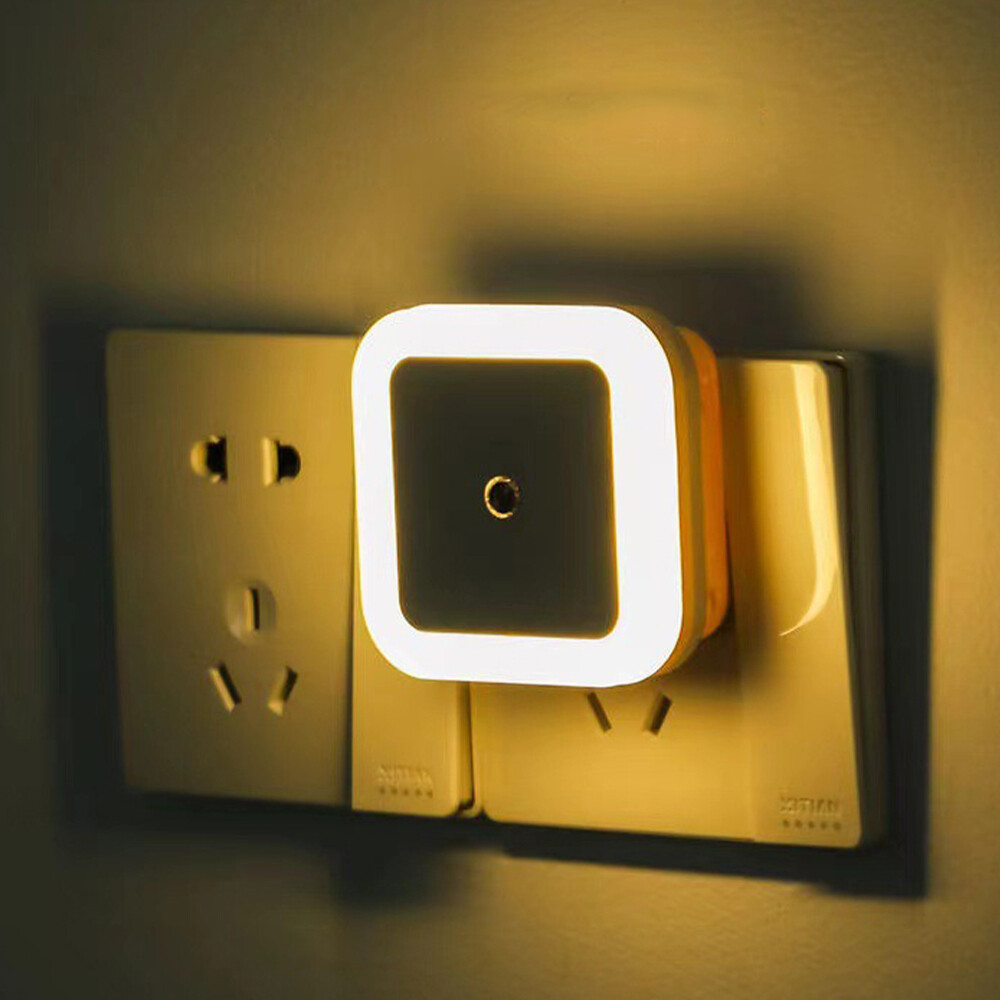 Led light plug-in induction bedroom bedside night light