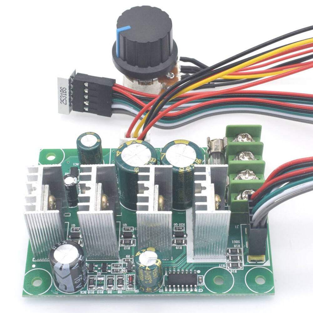 DC 6-60V 30A DC Motor Speed Controller 0~100% Motor Speed Adjustable Regulator Digital Motor Speed Control Board 15KHZ Governer