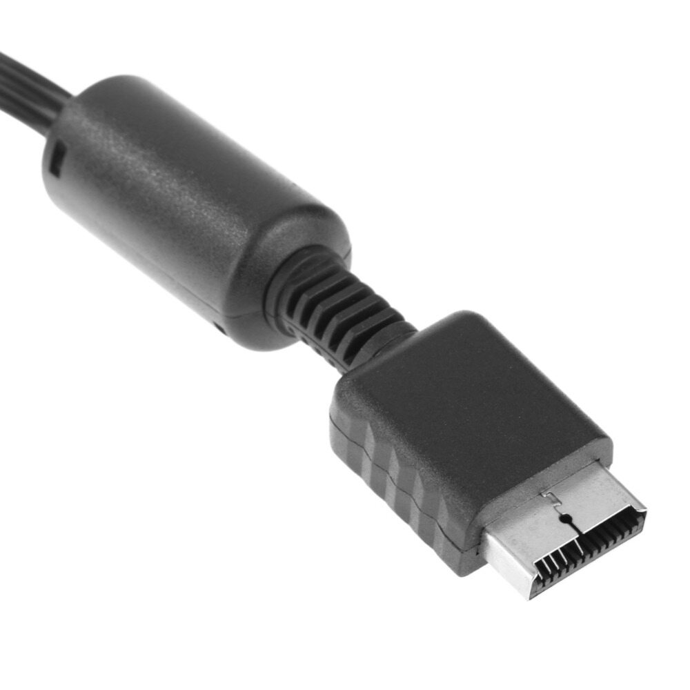 1PC 1.8m 3 Cáp video/âm thanh RCA Màu đen Bộ chuyển đổi đa đầu ra TV AVwire